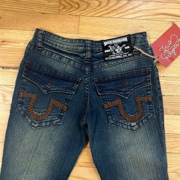 NEW True Religion Joey Super T Jeans SIZE 26 flare leg - Picture 9 of 10